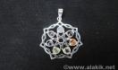 Shree Yantra Design 925 silver pendant